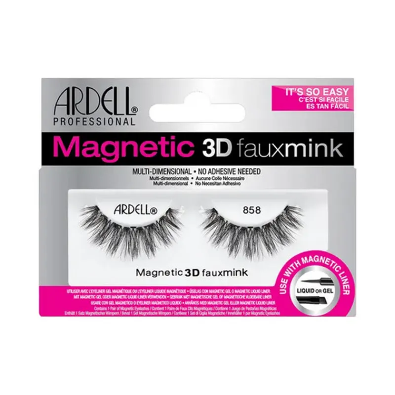 False Eyelashes^Ardell Magnetic Lashes 3D Faux Mink 858