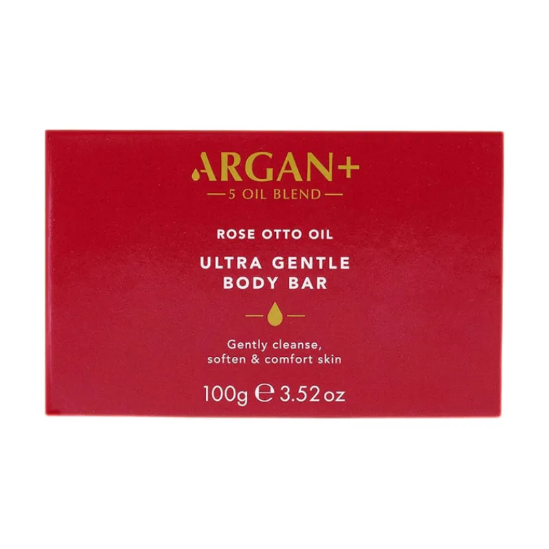 Bath & Shower Gels^Argan Oil Argan + Rose Otto Oil Ultra Gentle Body Bar 100g