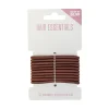 Hair Accessories^Beauty Outlet 10 Brown Elastics BEAU165