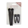 Hair Accessories^Beauty Outlet 4 Section Clips Black BEAU538