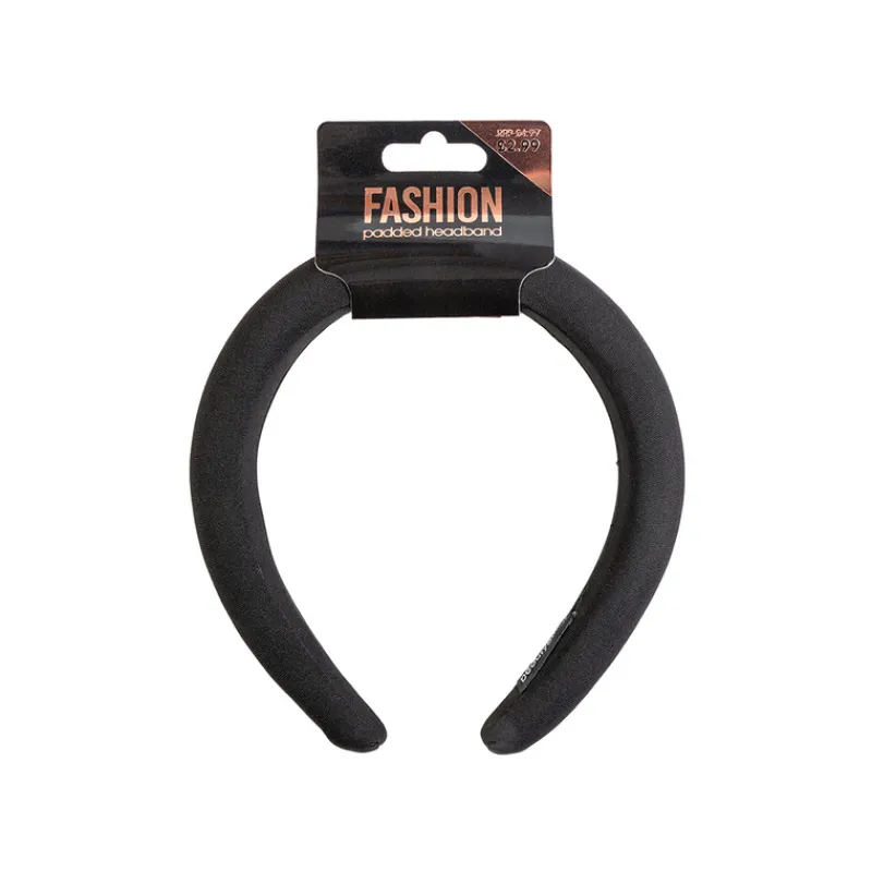Hair Accessories^Beauty Outlet Fashion Black Padded Headband BEAU294