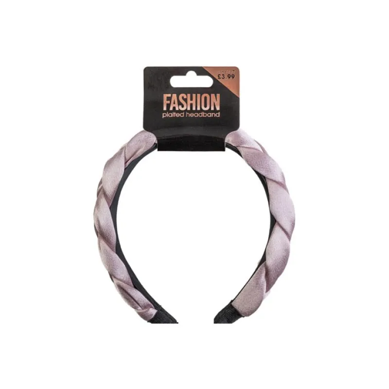 Hair Accessories^Beauty Outlet Fashion Pink Plaited Headband BEAU295