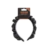 Hair Accessories^Beauty Outlet Ruffled Headband Black BEAU331