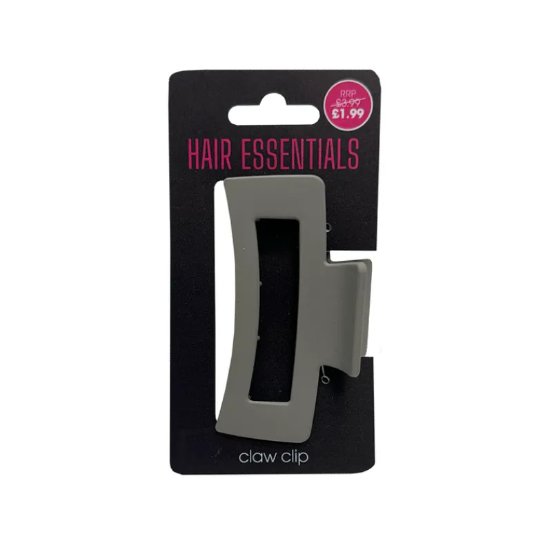 Hair Accessories^Beauty Outlet Square Claw Clip Grey BEAU365