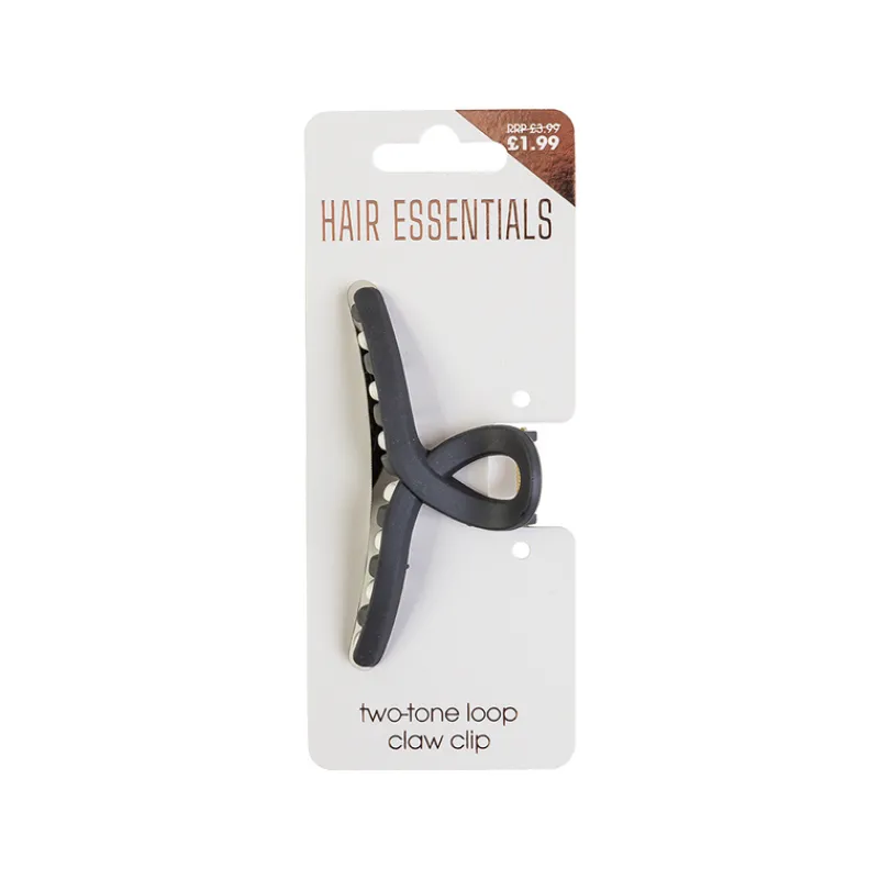 Hair Accessories^Beauty Outlet Two Tone Black Claw Clip BEAU499