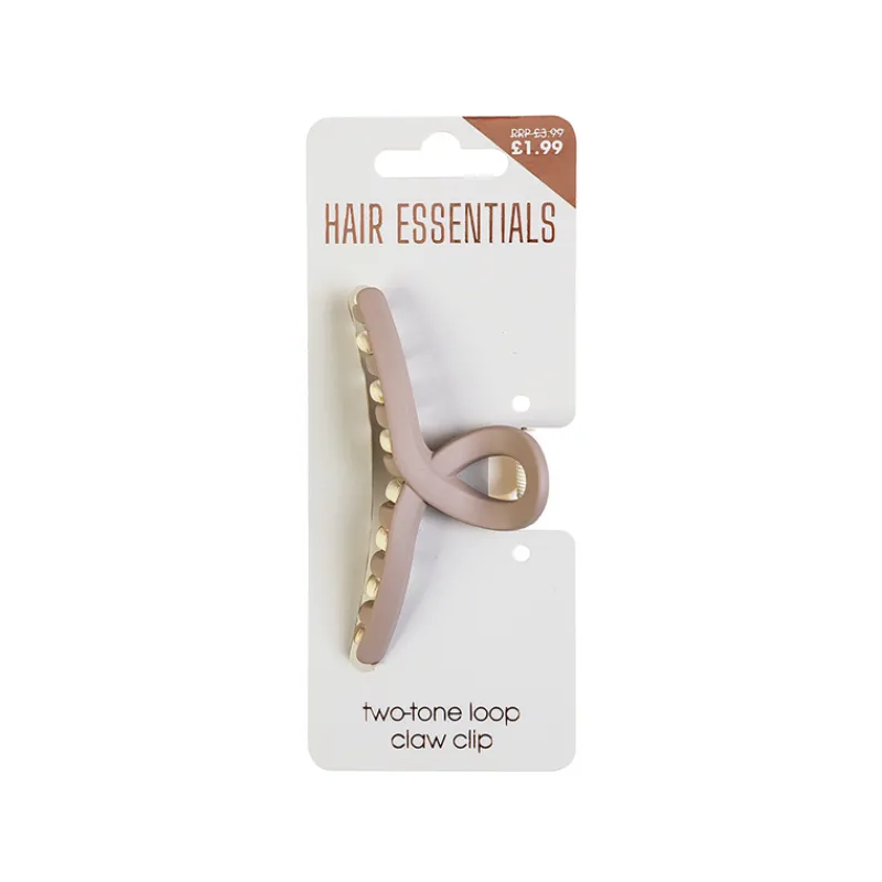 Hair Accessories^Beauty Outlet Two Tone Nude Claw Clip BEAU500