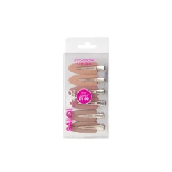 Hair Accessories^Salon Pro Beauty SalonPro Nude Non Crease Clips BEAU391