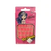 False Nails^Kiss Broadway Little Diva 20 Nails 60700 Pink & Silver Glitter