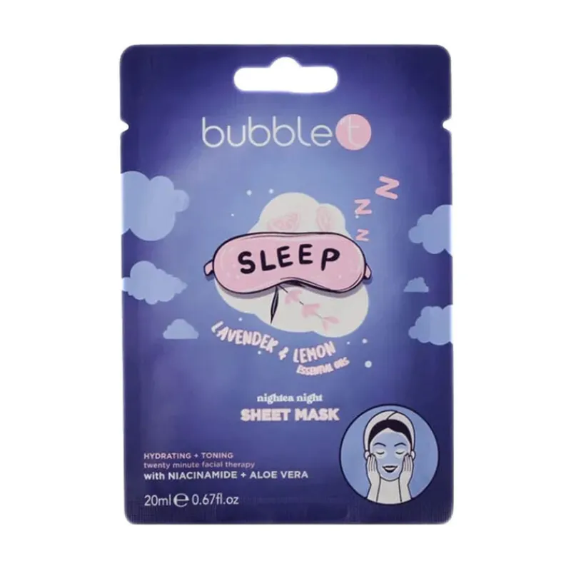 Masks & Patches^Bubble T Night Sheet Mask Lavender & Lemon