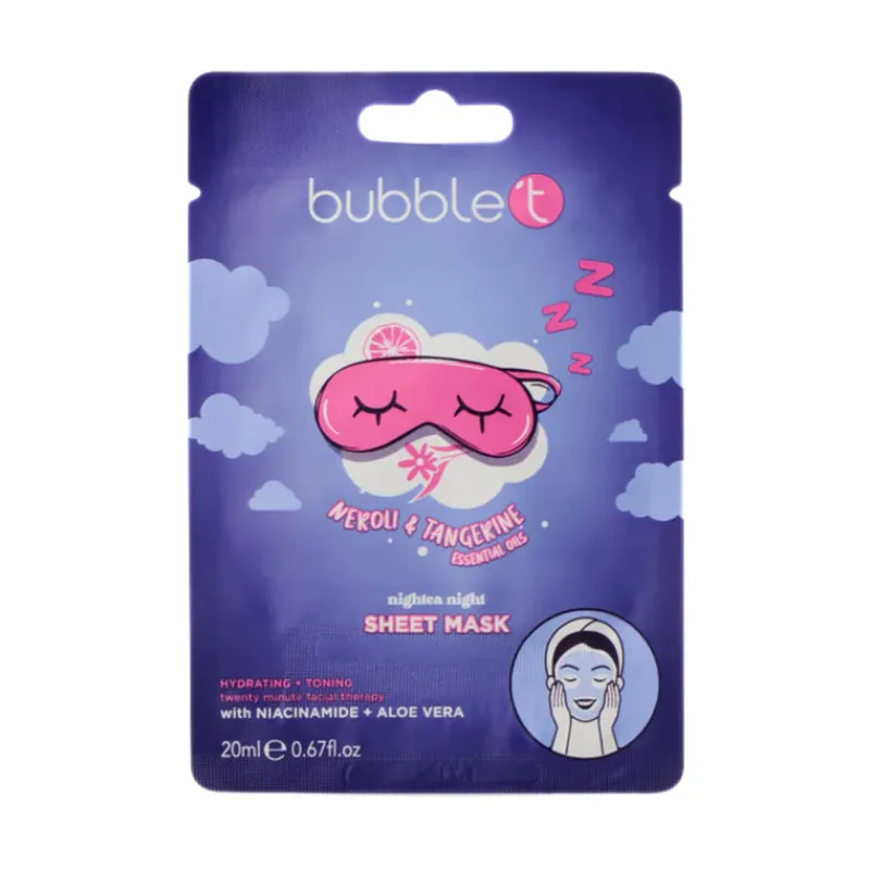 Masks & Patches^Bubble T Night Sheet Mask Neroli & Tangerine