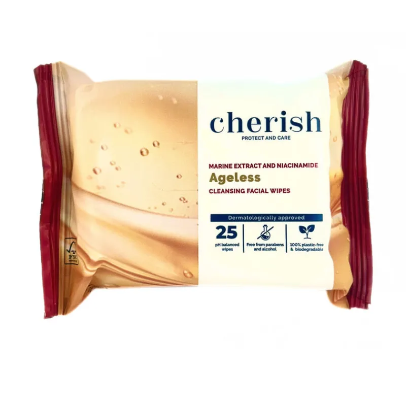Face Wipes^Cherish Ageless Facial Cleansing Wipes