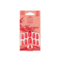 False Nails^Elegant Touch Acrylic False Nails Papaya Paradise