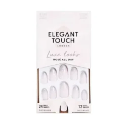 False Nails^Elegant Touch False Nails Luxe Looks Rose All Day