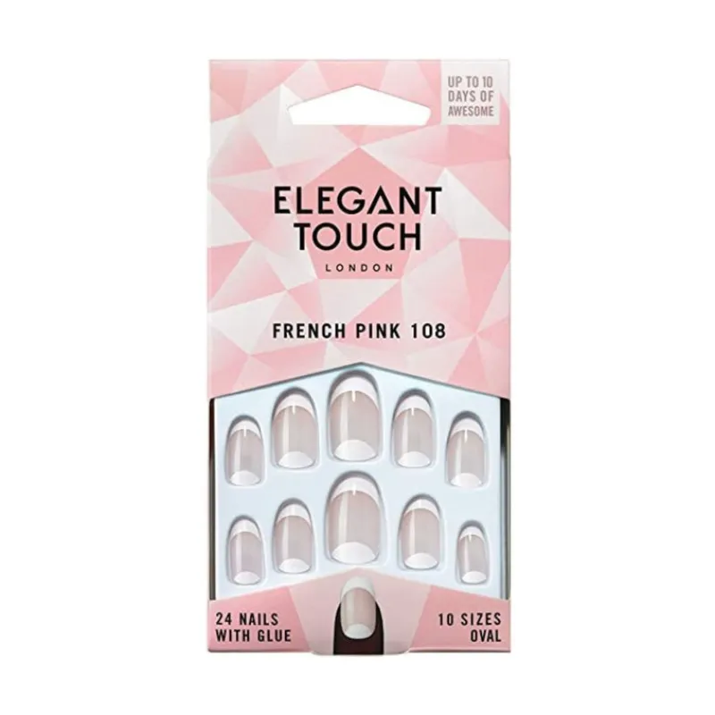 False Nails^Elegant Touch False Nails French Pink 108