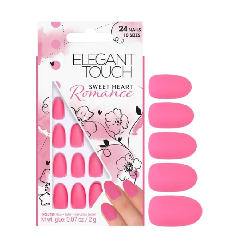 False Nails^Elegant Touch Romance Collection Nails Sweet Heart