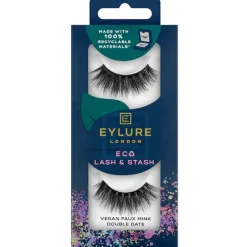 False Eyelashes^Eylure Eco Lash & Stash Vegan Faux Mink Double Date