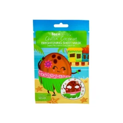 Masks & Patches^Face Facts Chillin Coconut Brightening Printed Sheet Mask