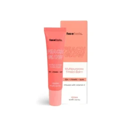 Lip Balms^Face Facts Multipurpose Tinted Balm Peach Glow