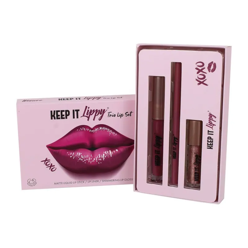 Makeup Sets^Keep It Lippy Trio Lip Set Mauve