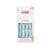False Nails^Kiss Gel Fantasy 28 Long Length Nails 79956 Turquoise