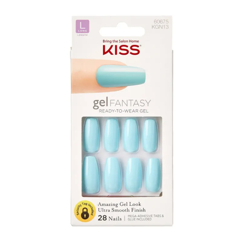 False Nails^Kiss Gel Fantasy 28 Long Nails 60675 KGN13