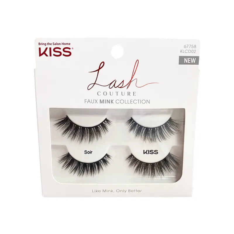 False Eyelashes^Kiss Lash Couture Faux Mink False Eyelashes Duo Soir
