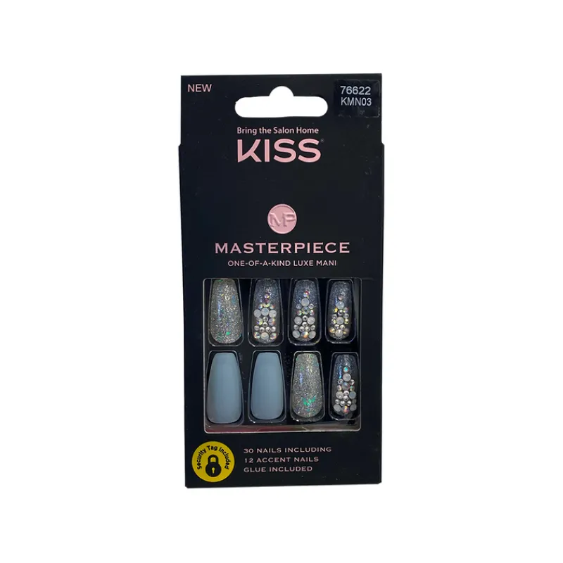 False Nails^Kiss Masterpiece 30 Square Nails 76622 KMN03