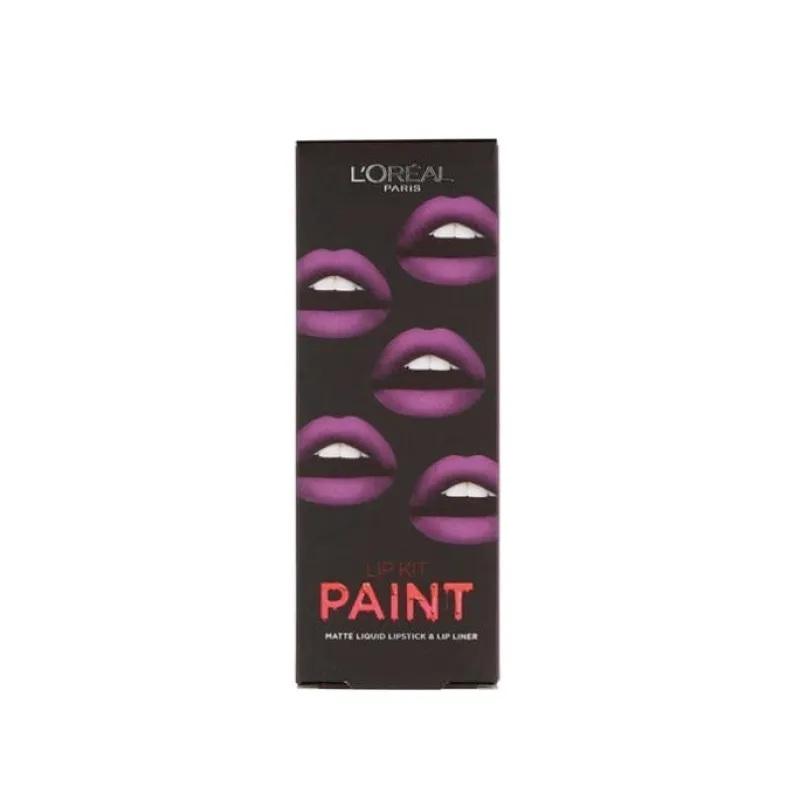 Lip Kits^Loreal Lip Kit Matte Lipstick & Liner 207 Wuthering Purple