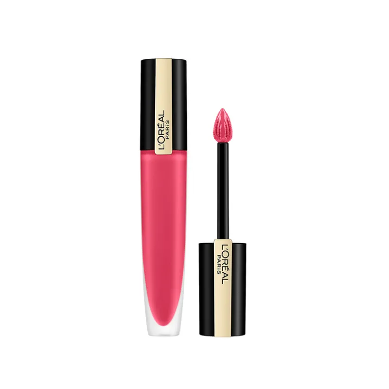 Lipsticks^Loreal L'Oreal Rouge Signature Liquid Lipstick I Decide 128