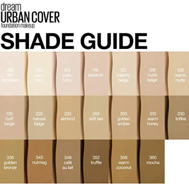Foundations^Maybelline Dream Urban Cover Foundation 116 Sesame