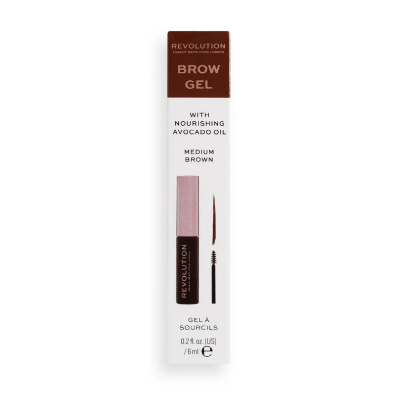 Eyebrow Gels^Revolution Brow Fixer Gel Medium Brown