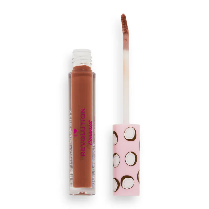 Lip Gloss & Stain^Revolution Coconut Lipgloss Coconut Cookie