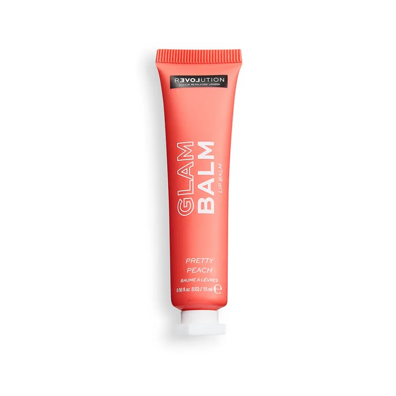 Lip Balms^Revolution Glam Balm Lip Balm Pretty Peach 15ml