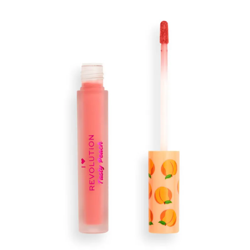 Lipsticks^Revolution I Heart Tasty Peach Soft Peach Liquid Lipstick Apricot