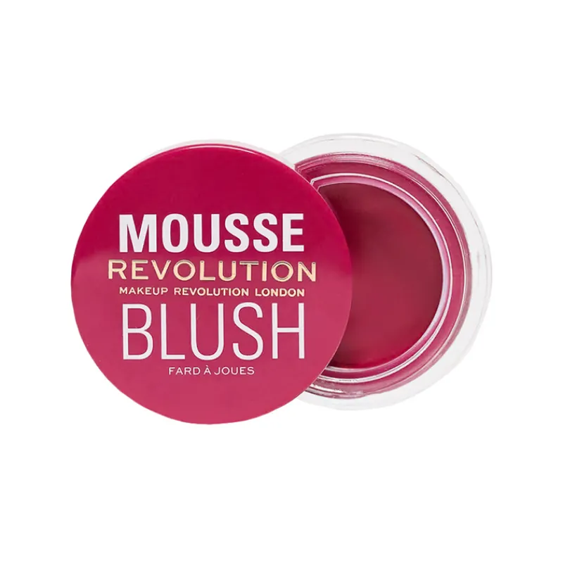 Blushers^Revolution Mousse Blush Deep Pink Blusher