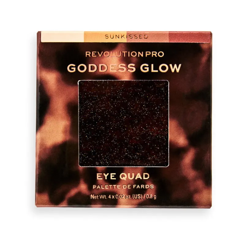 Eyeshadows^Revolution Pro Goddess Glow Eye Quad Sunkissed