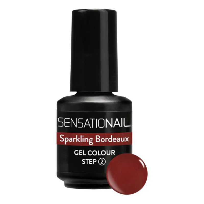 Gel Nail Polish^Sensationail Gel Polish Sparkling Bordea