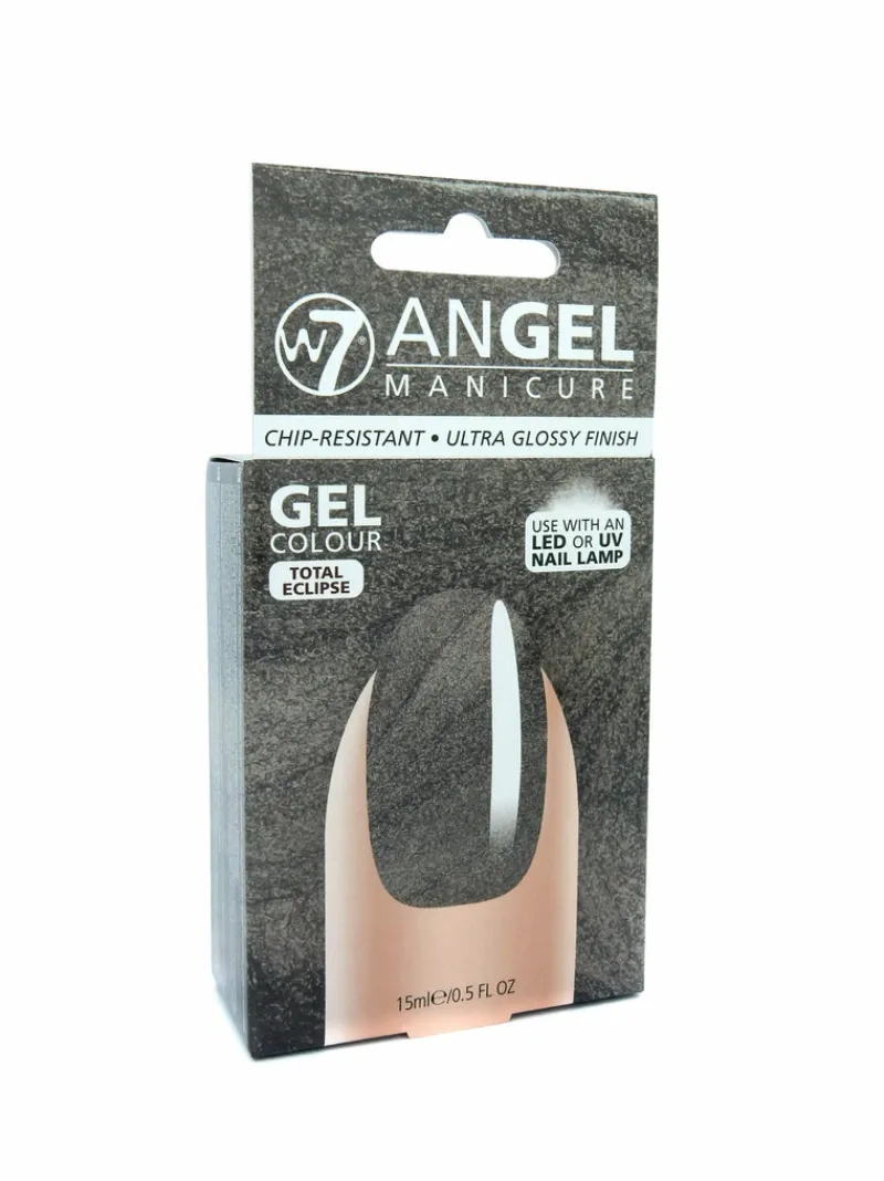 Gel Nail Polish^W7 Angel Manicure Gel Polish Total Eclipse