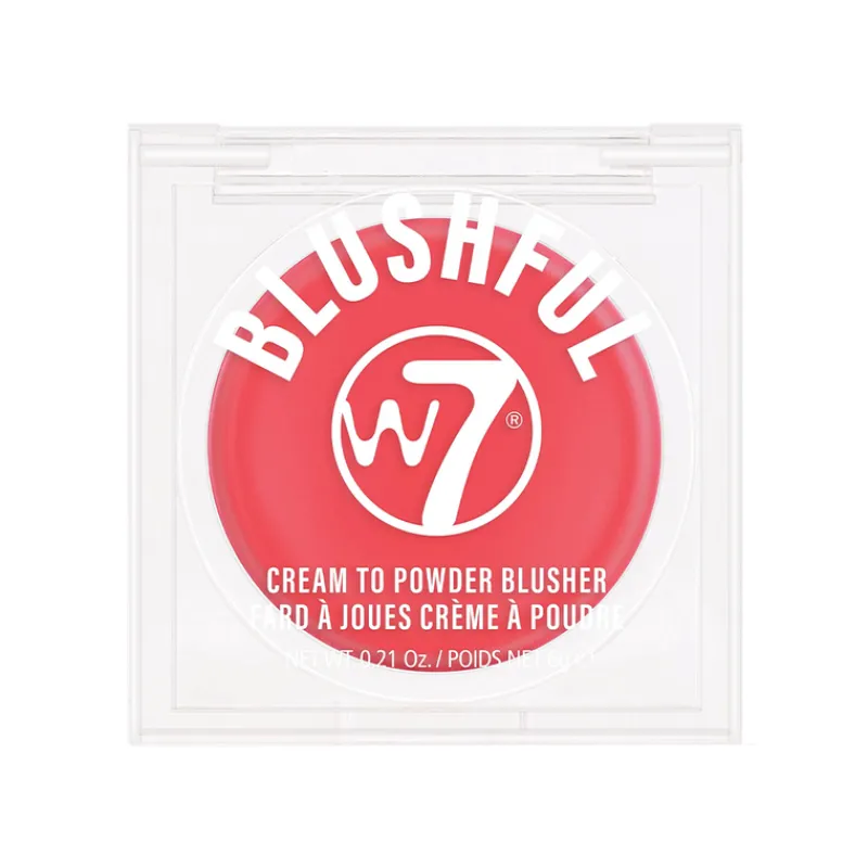 Blushers^W7 Blushful Cream To Powder Blush Fiery