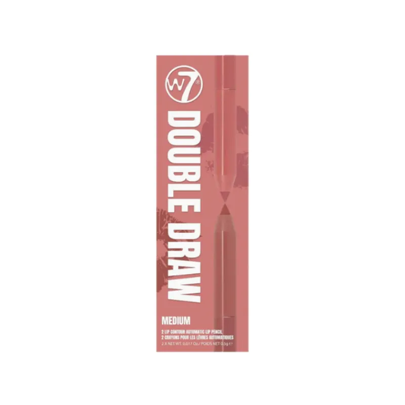 Lip Liners^W7 Double Draw Automatic Lip Liner Medium