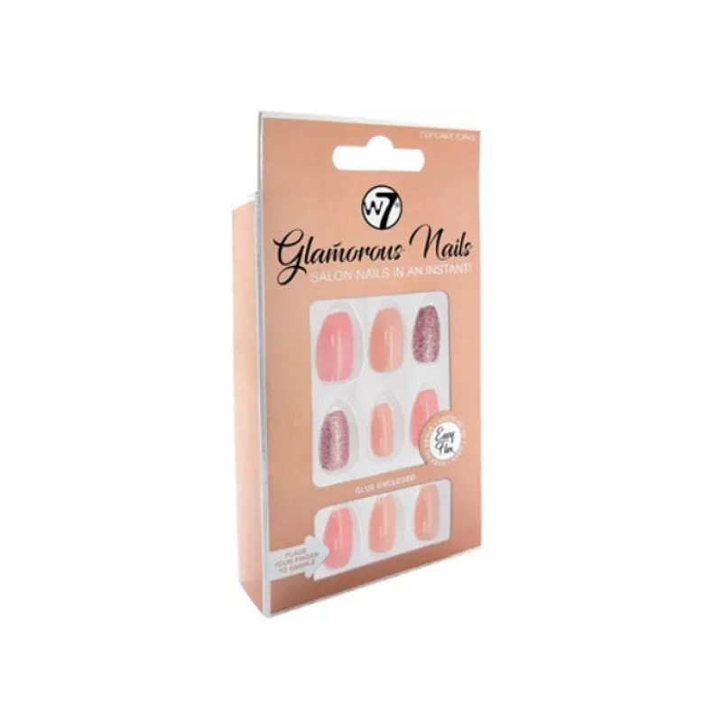 False Nails^W7 Glamorous Nails Cupcake Icing