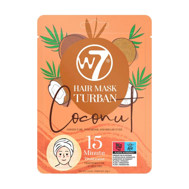 Masks & Patches^W7 Hair Mask Turban Coconut