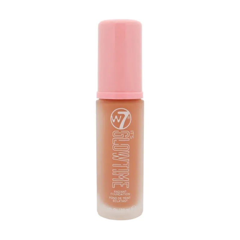 Foundations^W7 ItsGlow Time Radiant Foundation Amber