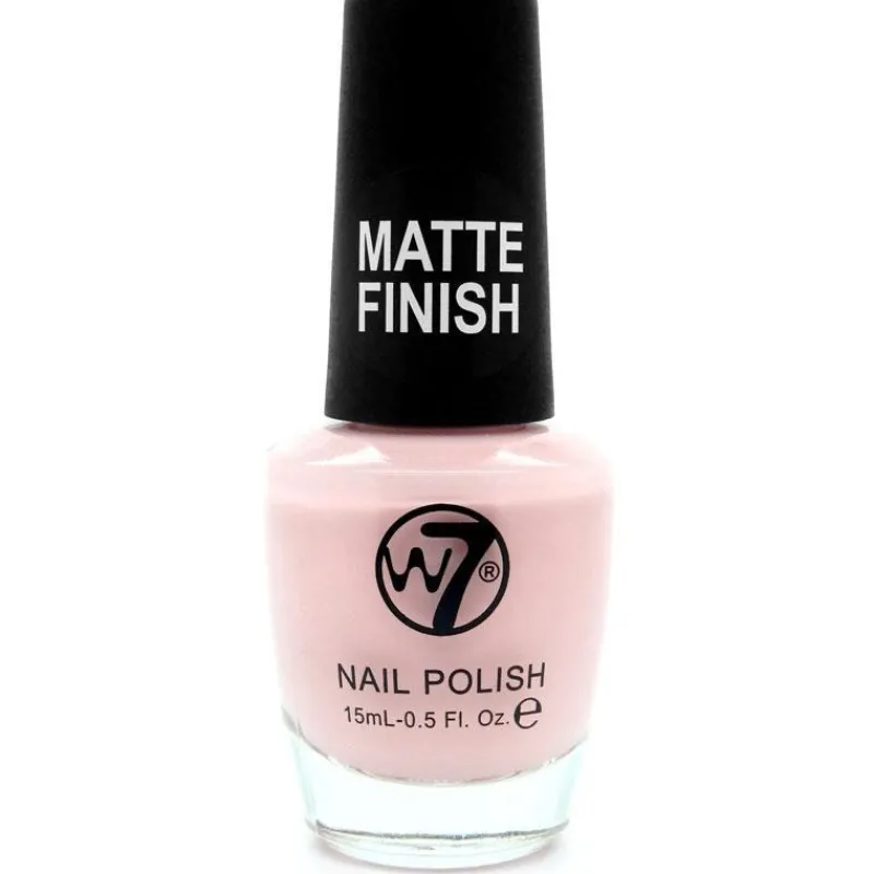 Nail Polish^W7 Nail Polish 166 Matte Pink