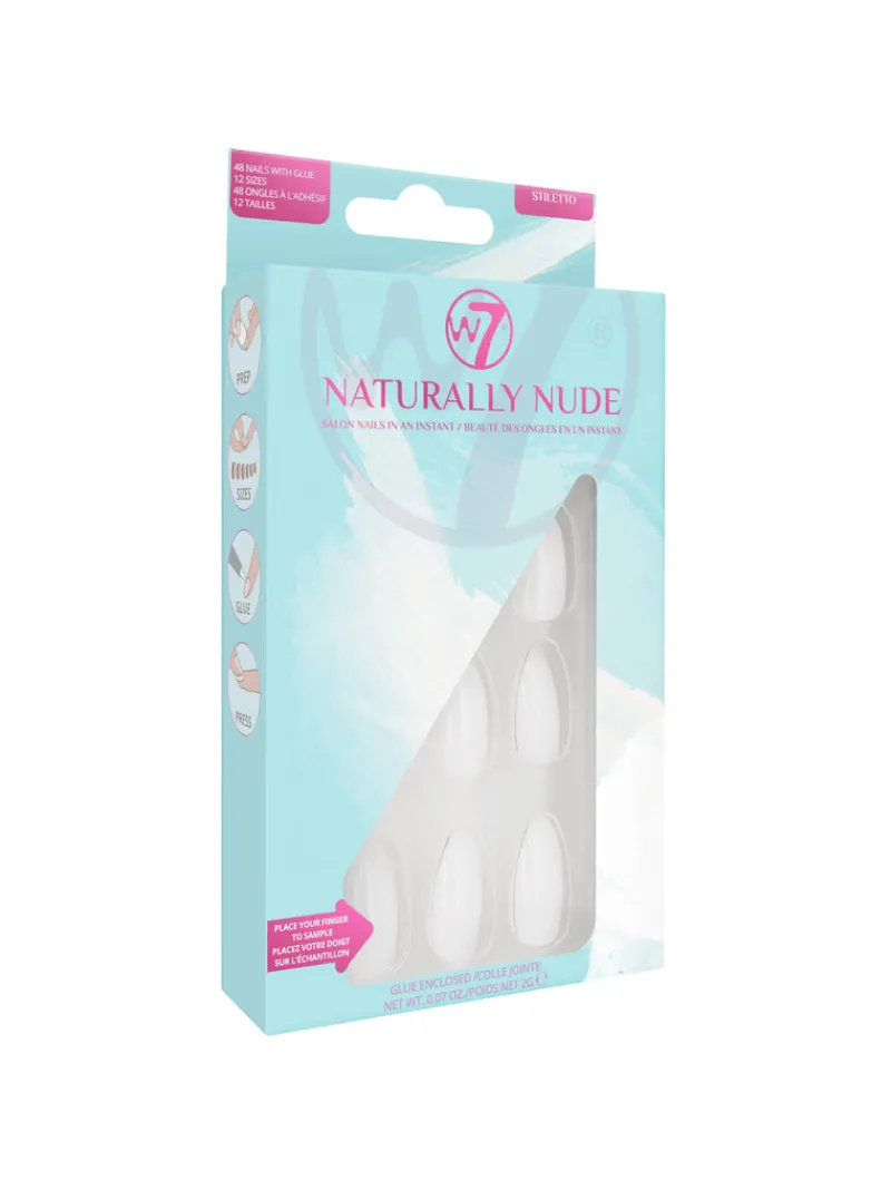 False Nails^W7 Naturally Nude False Nails Stiletto