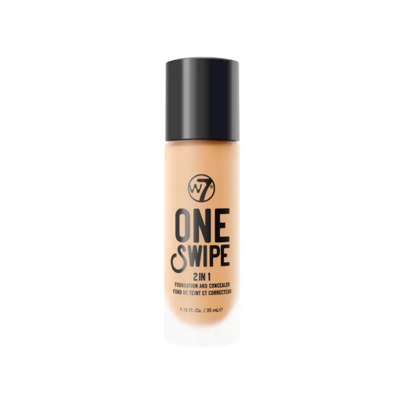 Foundations^W7 One Swipe 2-In-1 Foundation & Concealer Early Tan