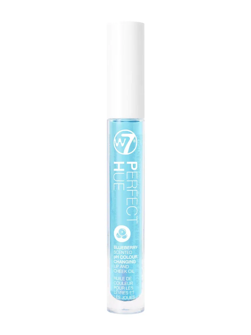 Lip Gloss & Stain^W7 Perfect Hue Lip & Cheek Oil Blueberry