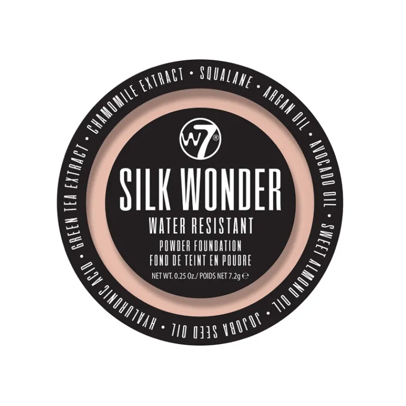 Powders^W7 Silk Wonder Water Resistant Powder Foundation Natural Beige