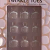 False Nails^W7 Twinkle Toes Toe Nails French